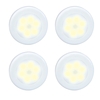 2Pcs sans fil rondelle LED télécommande armoire armoire