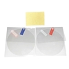 2pcs voiture anti brouillard anti-pluie rétroviseur fenêtre protection film de protection