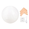 3 couleurs Creative Lune Lampe 3D Imprimé Lunaire Lampe LED Night Light 20cm / 7.9in avec Support pour Enfants Filles Anniversaire Thanksgiving Cadeaux De Noël