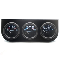3 en 1 compteur de voiture jauge automatique voltmètre jauge d
