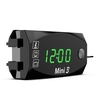 3 en 1 moto mètre LED horloge numérique thermomètre tension voltmètre étanche batterie moniteur jauge 6-30V pour voiture Marine bateau moto