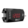 3 en 1 moto mètre LED horloge numérique thermomètre tension voltmètre étanche batterie moniteur jauge 6-30V pour voiture Marine bateau moto