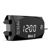 3 en 1 moto mètre LED horloge numérique thermomètre tension voltmètre étanche batterie moniteur jauge 6-30V pour voiture Marine bateau moto