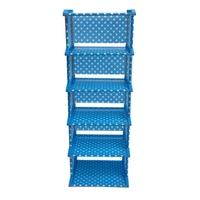 3 niveaux Cubes Organisateur De Stockage Support De Stockage Multifonctionnel pour Livres Chaussures Jouets Plantes Vertes Décorations Chambre Salle D