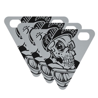 3 Pack Cyclisme Panneau Réfléchissant Vélo Avertissement Triangle Réflecteur Triangle De Nuit Autocollants Magnétiques Réfléchissants pour Courir Equitation Sports De Plein Air