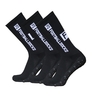 3 Packs Chaussettes De Sport Chaussettes De Compression Chaussettes Athlétiques Chaussettes De Football Anti-dérapantes À Séchage Rapide Pour Football Basketball Hockey Course À Pied Cyclisme Alpinisme Marathons