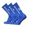 3 Packs Chaussettes De Sport Chaussettes De Compression Chaussettes Athlétiques Chaussettes De Football Anti-dérapantes À Séchage Rapide Pour Football Basketball Hockey Course À Pied Cyclisme Alpinisme Marathons