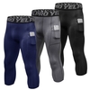 3 Packs Hommes Pantalon De Yoga Taille Haute Pantalon De Sport À Séchage Rapide Leggings Fitness Pantalon D