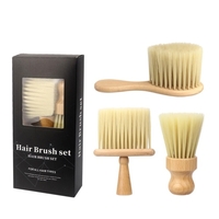 3 paquets Coup de coiffure Brosse à coiffure Coupe des cheveux Nettoyage Brosse à cheveux Retirer les poilus des oreilles du collier Après la coupe des cheveux Soies de nylon douces