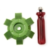 3 pcs Climatiseur Condenseur En Plastique Brosse De Nettoyage Et Peigne Ensemble Fin Cleaner Fin Redresseur Réfrigérateur Bobine De Nettoyage Fouet Brosse Entretien CVC Évaporateur Radiateur Réparation Outil De Nettoyage