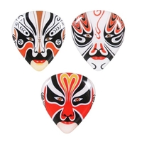 3 pièces ABS guitare médiators avec masque d