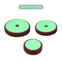 3 pièces Kit de tampons de polissage 3, 5 pouces éponge de polissage de voiture pour Automobiles Yachts élimination des défauts d