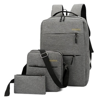 3 pièces sac à dos Combo ensemble sac à dos pour ordinateur portable résistant à l