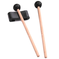 3 pièces support de baguette de langue en acier ensemble support de baguette support de baguette de tambour en acier accessoire d