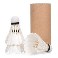 3 pièces volants de badminton sports de plein air intérieur balles de badminton volant coupe-vent avec une grande stabilité et durabilité haute vitesse