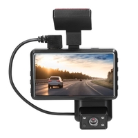 3 pouces écran 1080P DVR Dash caméra avant et à l