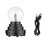 3 pouces Plasma Ball Lampe Lumière Toucher Sensible Nébuleuse Tonnerre Foudre Électrique Globe Science Cadeau Éducatif pour Enfants Étudiants Adolescents Adultes Fêtes Maison Chambre Décoration