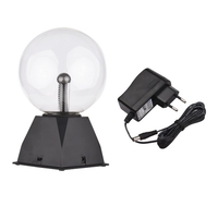 3 pouces Plasma Ball Lampe Lumière Toucher Sensible Nébuleuse Tonnerre Foudre Électrique Globe Science Cadeau Éducatif pour Enfants Étudiants Adolescents Adultes Fêtes Maison Chambre Décoration
