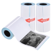 3 rouleaux 57x30mm rouleau de papier thermique papier de reçu sans BPA longue durée 10 ans pour imprimante thermique de poche imprimante Photo instantanée