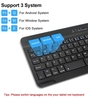3-System Switch Multi-Language Universal Type Laptop Ipad BT Keyboard Mouse Suit （The English Suit）