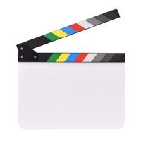 30 * 24cm / 12 * 9in Film acrylique Clapboard Réalisateurs Clapper Board