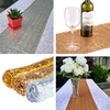30 * 275cm / 1 * 9ft Sparkly Glitz Sequin Table Runner pour les célébrations de fête d