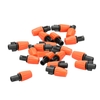 30 pcs Petite Taille En Plastique Réglable Pulvérisateurs Buse Jardin Eau De Refroidissement Spray Arroseur Buse Goutte À Goutte Irrigation Tuyau Équipement avec Connecteur De Tuyau