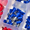 300 pièces assorties isolées bornes de fils électriques connecteurs à sertir bêche ensemble kit assortiment boîte conception Portable