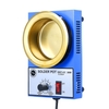 300W 220V 100mm 1200g Pot à souder sans plomb,  revêtement titane,  pot en acier inoxydable,  à souder compacte,  bain de brasage réglable en température pour le soudage et le brasage