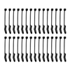 30pcs manchons de crochet de pêche D Rig Aligner Terminal Tackle Connect Accessoires de pêche à la carpe