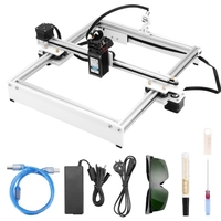 30W Machine de gravure Off-line Control Desktop DIY Graveur Logomark Printer with 280 * 230mm Large Working Area