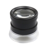30X LED échelle Loupe Loupe illuminée avec 6 blanc 3 UV lumières Rechargeable loupe Interchangeable réticule échelle pour PCB bijoux pièce timbre Antique Textile peinture,  avec sac à fermeture éclair