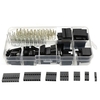 310 pièces/un ensemble fil cavalier broche en-tête connecteur boîtier Kit broches à sertir mâle + connecteur à broche femelle borne p-itch avec boîte assortie Portable