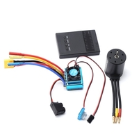 3100KV Brushless Motor 3650 Moteur étanche avec 120A Brushless ESC XT60 Plug Carte de programmation pour 1/8 1/10 1/12 RC Car RC Boat Part