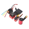 3100KV Brushless Motor 3650 Moteur étanche avec 60A Brushless ESC 25kg Digital Servo Heatsink Programming Card pour 1/8 1/10 RC Car