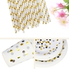 32 portions jetables papier tasse plateau de papier paille papier couverts ensemble Star Dots bronzage fête de mariage événement Vaisselle ensemble