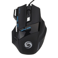 3200 DPI 7 boutons 7D LED souris de jeu filaire USB optique