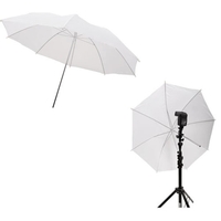 33in / 83cm Pparapluie Souple Studio Photo Blanc Translucide pour Flash de Studio