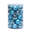 34PCS Boules de Noël Set 4cm Boules décoratives Pendentif de Noël