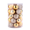 34PCS Boules de Noël Set 4cm Boules décoratives Pendentif de Noël