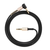 3, 5 mm Câble Audio Jack Mâle à Mâle 90 Degrés Angle Droit Stéréo Téléphone De Voiture Ordinateur Portable Câble D