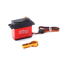 35KG Digital Servo 2pcs Metal Gear Servo Étanche pour RC Cars Robot Manipulateur avec 25T Servo Bras