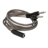 3.5mm Audio Y Splitter Câble 1 Femelle à 2 Mâle Convertisseur Écouteur Microphone Cordon Adaptateur pour Casque à Ordinateur De Bureau PC