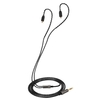 3.5mm Câbles Écouteurs Câble Remplacement détachable Cordon casque MMCX Connecteur pour Shure SE215 SE315 SE425 SE535 SE846 UE900 Casque Noir