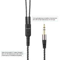 3.5mm Écouteur filaire Écouteurs de remplacement du câble audio Connecteur MMCX détachable pour les écouteurs SE215 / SE315 / SE425 / SE535 / SE846 UE900