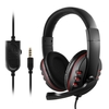 3.5mm Filaire Gaming Headphones Over Ear Jeu Casque Annulation De Bruit Écouteur avec Microphone Contrôle Du Volume pour PC Ordinateur Portable Smart Phone
