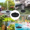 3.5W 160mm pompe de fontaine solaire décorations extérieures pompe de fontaine d