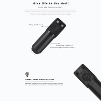 360 ° support universel en porte-à-faux de chevet de bureau support de microphone de téléphone portable ancre en direct multi-fonction K support de chanson noir