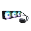 360 rvb AIO CPU refroidisseur de liquide ventilateur PWM tête de pompe en cuivre ailettes en aluminium denses tête de pompe rvb roulement hydraulique multi-plateformes
