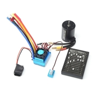 3650 moteur sans brosse 3100KV avec 120A carte de programmation ESC sans brosse pour 1/8 1/10 RC voiture RC bateau partie